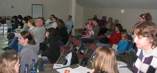 Waiting for the show to get started